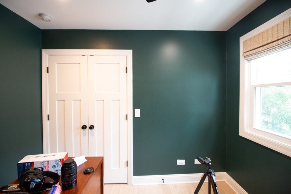 Wall near closets